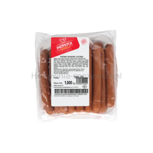 Indykpol Parówki drobiowe catering bez osłonki około 1 kg
