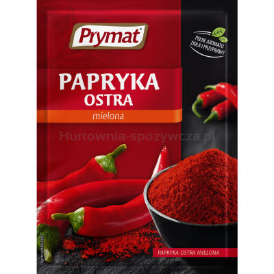 Prymat Papryka ostra Mielona 20g