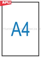 Folia do rzutników APLI, A4, kopiarka, bezbarwna 100ark. - 2