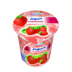 Jogurt Mlekpol truskawkowy 400 g