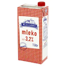 Mleczarnia Mleko 3,2%, 1 l x 12 sztuk