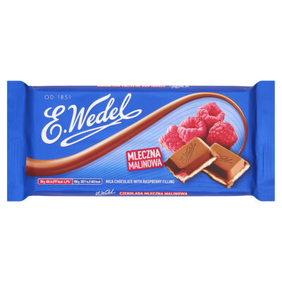 Wedel Czekolada Mleczna Malinowa 100 G