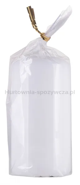 Świeca słupek DONAU HOME Standard Gloss, 50x100mm, biały