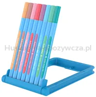 Zestaw długopisów w etui SCHNEIDER Slider Edge Pastel, XB, 8 szt., mix kolorów - 2