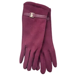 Rękawiczki Bordowe Rozmiar Uniwersalny