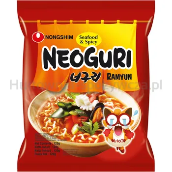 Nonshim Zupa instant Neoguri - owoce morza, pikantna 120g 