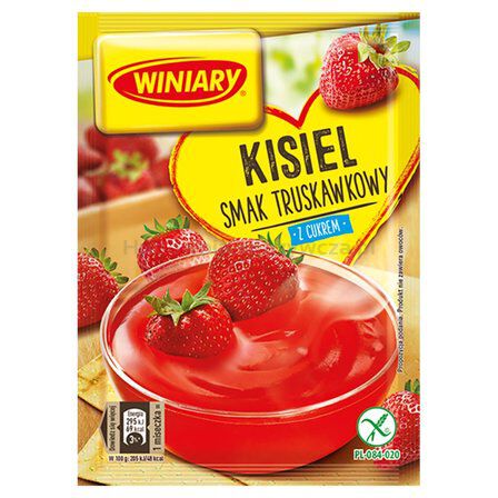 Winiary Kisiel Z Cukrem Truskawkowy 77G