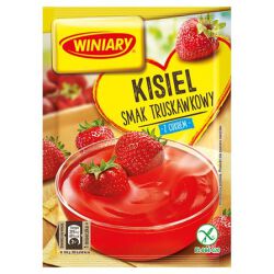 Winiary Kisiel Z Cukrem Truskawkowy 77G