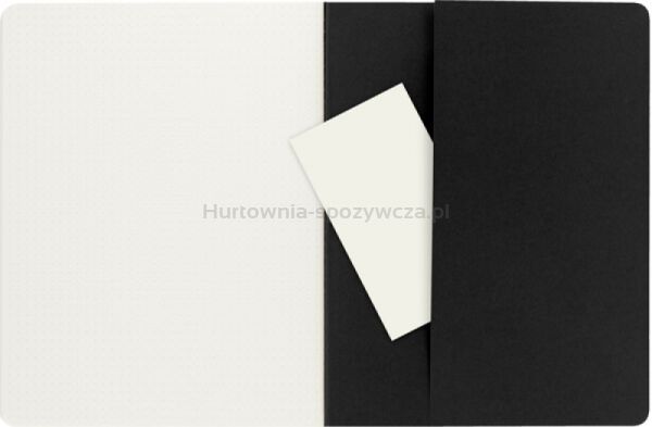 Zestaw 3 Zeszytów MOLESKINE Cahier Journals XL (19x25cm) w kropki, 120 stron, czarny - 8