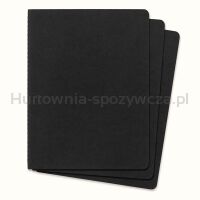 Zestaw 3 Zeszytów MOLESKINE Cahier Journals XL (19x25cm) w kropki, 120 stron, czarny - 3