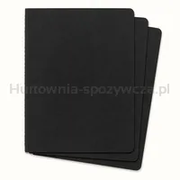 Zestaw 3 Zeszytów Moleskine Cahier Journals Xl (19X25Cm) W Kropki, 120 Stron, Czarny - 3