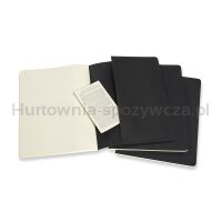 Zestaw 3 Zeszytów MOLESKINE Cahier Journals XL (19x25cm) w kropki, 120 stron, czarny - 9