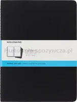 Zestaw 3 Zeszytów MOLESKINE Cahier Journals XL (19x25cm) w kropki, 120 stron, czarny - 10