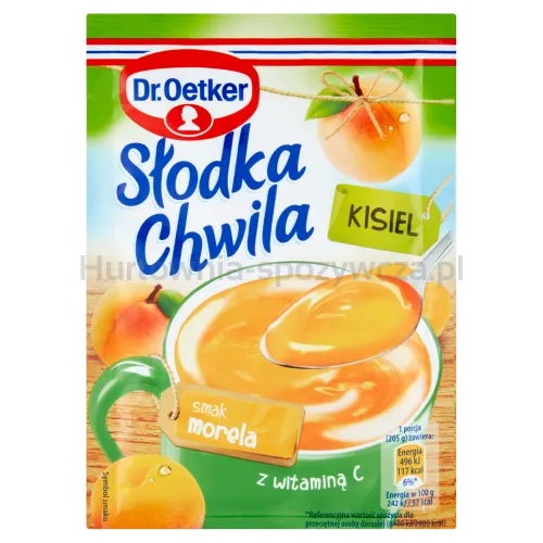 Dr.Oetker Słodka Chwila Kisiel Morelowy 30G