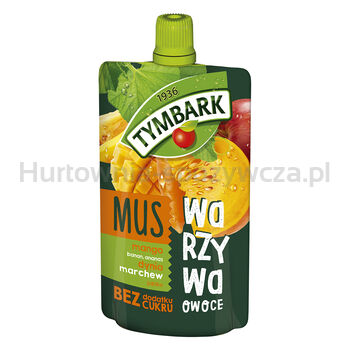 Tymbark Mus Mango Banan Ananas Dynia Marchew Jabłko 100 G