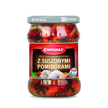 Contimax Filety Śledziowe Z Suszonymi Pomidorami 400G 