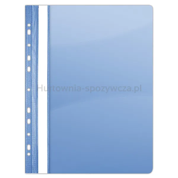 Donau Skoroszyt Pvc, A4, Twardy, 150/160Mikr., Wpinany, Niebieski 