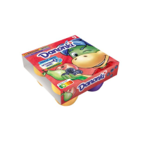 Danone Danonki Mega brzoskwinia-gruszka jagoda 4x90g