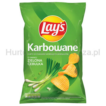 Lays Karbowane Zielona Cebulka 120G