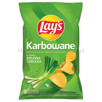 Lay's Karbowane Zielona Cebulka 120G