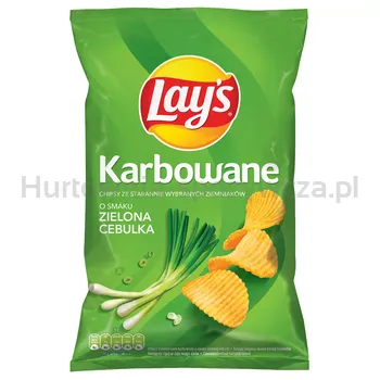 Lay's Karbowane Zielona Cebulka 120G