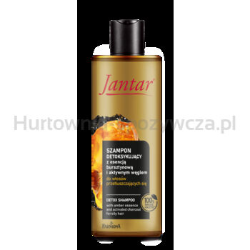 Jantar Szampon z esencją bursztynową i węglem do włosów przetłuszczających się, 300 ml