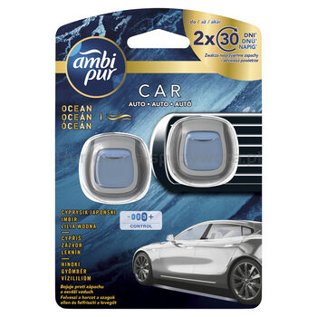 Ambi Pur Car Odświeżacz Powietrza Ocean Samochodowy 2X2 Ml