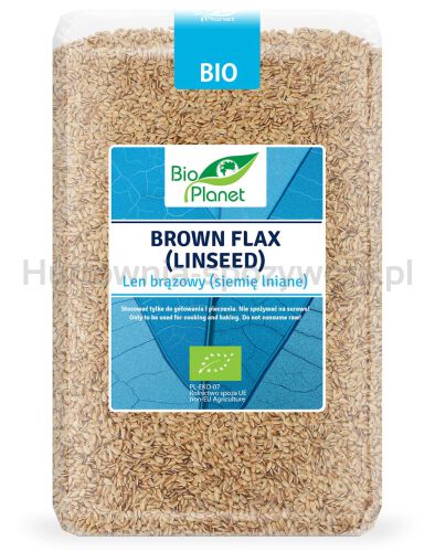 Len Brązowy (Siemię Lniane) Bio 2 Kg - Bio Planet [BIO]