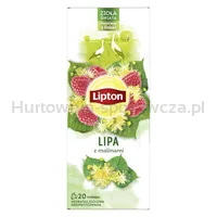Lipton Herbata Lipa Z Malinami 20 Torebek. Herbatka ZiołowaAromatyzowana. - 3