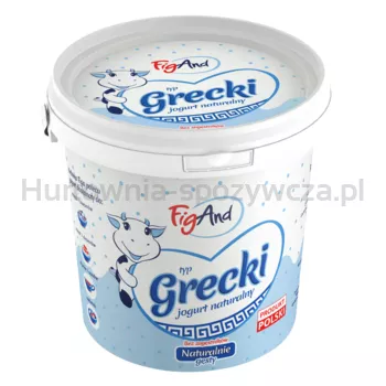 Jogurt Grecki 10% wiaderko 1 kg Figand