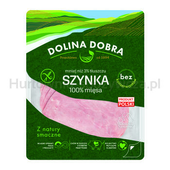 Goodvalley Szynka 100 % Mięsa Bez Konserwantów W Plastrach 100G 