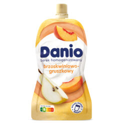 Danio Serek Homogenizowany Brzoskwiniowo-Gruszkowy 120 G