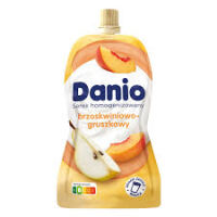 Danone Danio Serek Homogenizowany Brzoskwiniowo-Gruszkowy 120 G