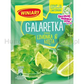 Winiary Galaretka o smaku Limonka - Mięta 47g