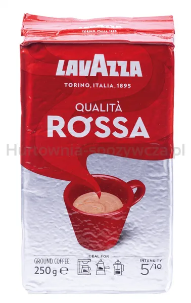 Kawa LAVAZZA QUALITA ROSSA, mielona, 250 g