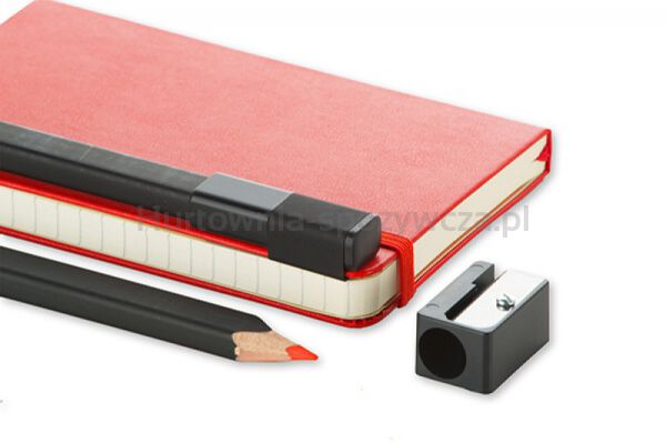 Zestaw 2 ołówków/zakreślaczy MOLESKINE wykonany z drzewa lipowego z temperówką, pomarańczowy/żółty - 2