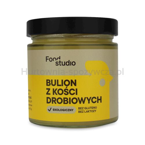 Bulion Drobiowy Bezglutenowy Bio (Słoik) 350 Ml - Food Studio [BIO]