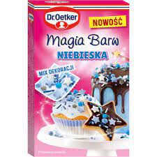 Dr.Oetker Mix Dekoracji Magia Barw Niebieska 70G