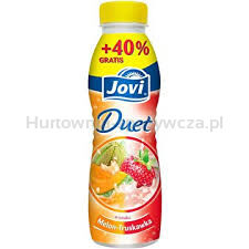 Jovi Jogurt Duet Jagoda Wiśnia 350G