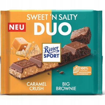 Ritter Sport Czekolada mleczna DUO Sweet&Salty 218g