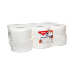 Papier Toaletowy Jumbo 2w Biały 12rol