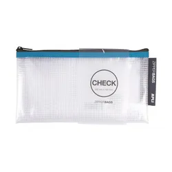 Torebka Apli Zipper Bag, Check, 230X130 Mm, Mix Kolorów