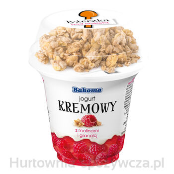 Jogurt Kremowy Malina Z Granolą 230G