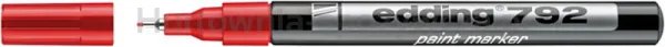 Marker olejowy e-792 EDDING, 0,8mm, czerwony
