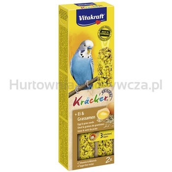 Vitakraft KRACKER 2 szt. dla papugi falistej jajko/sezam 54g