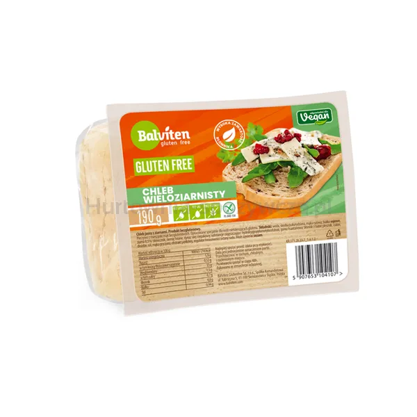 Balviten Chleb Jasny Z Ziarnami 190G. Produkt Bezglutenowy