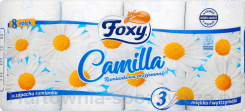 Papier Toaletowy Foxy Camilla 8 Rolek, Rumiankowy
