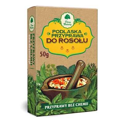 Dary Natury Przyprawa Do Rosołu Bezglutenowa (Podlaska) 50 G [BIO]