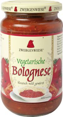 Sos Wegański Bolognese Bezglutenowy Bio 340 Ml - Zwergenwiese [BIO]