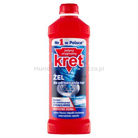 Żel do udrażniania rur KRET, 500ml